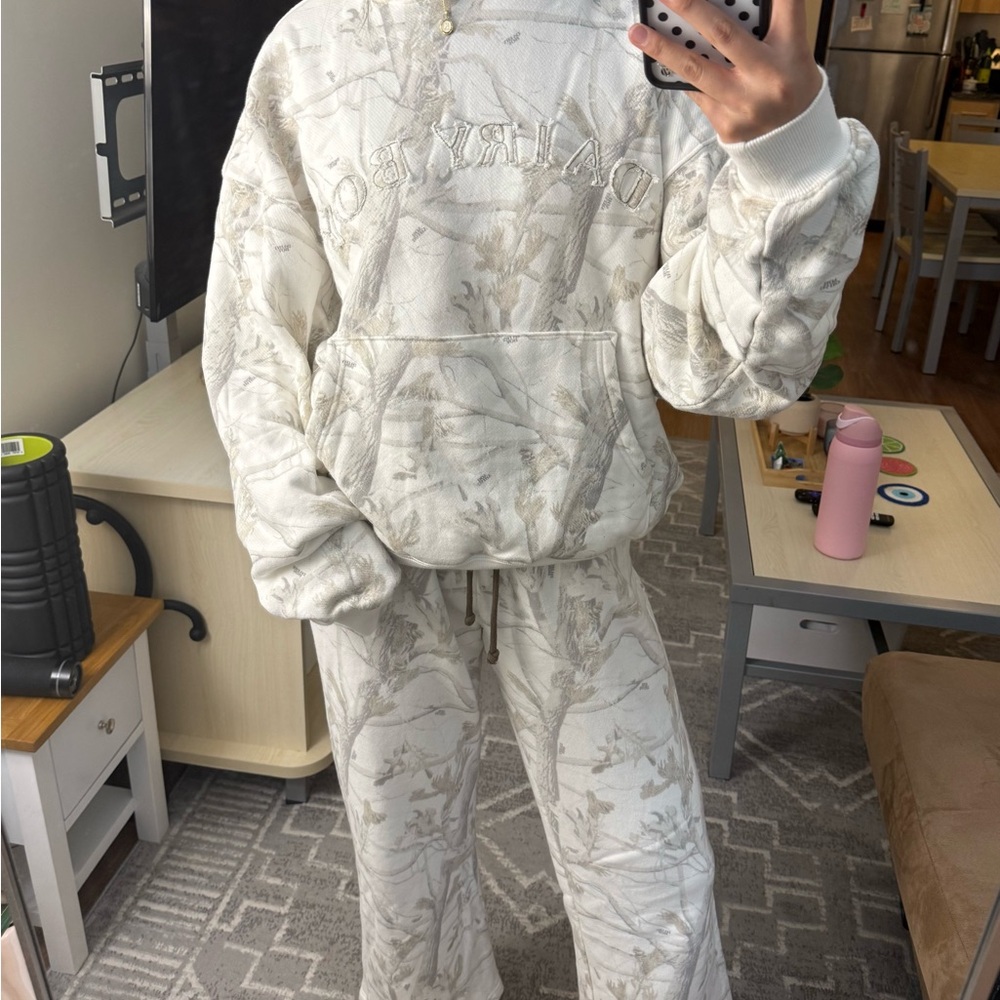 Dairy Boy Woodland Camo Hoodie and Sweatpants